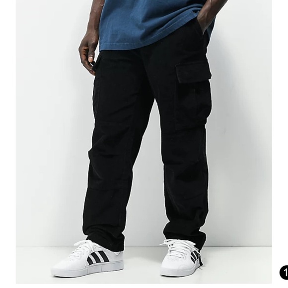 Empyre Other - Empyre Black Corduroy Cargo Skate Pants size 44